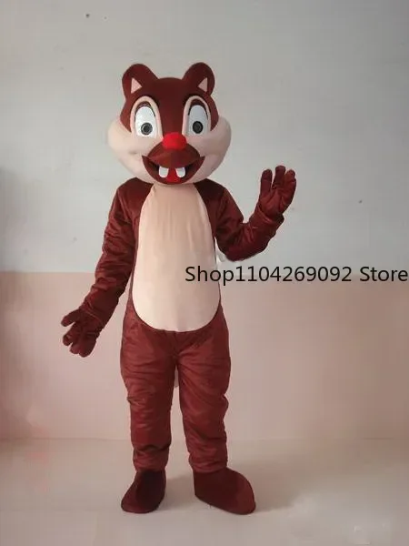 Adult Squirrel Mascot Character Costume Cute Squirrel with Big Teeth Mascot Costume Squirrel Mascotte Costume Cartoon Party