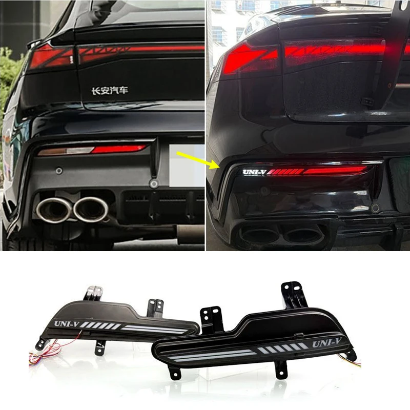 2pcs for Changan UNI-V 2023-2025 Rear Bumper Light