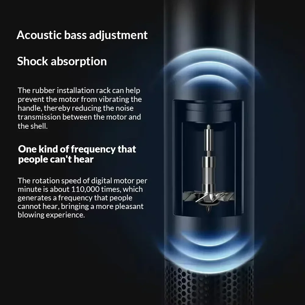 عالية السرعة الأيونات السالبة العناية بالشعر مجفف الشعر 110000 دورة في الدقيقة سرعة الرياح 62 متر/ثانية التجفيف السريع المنزلية سوبر مجفف الشعر #3