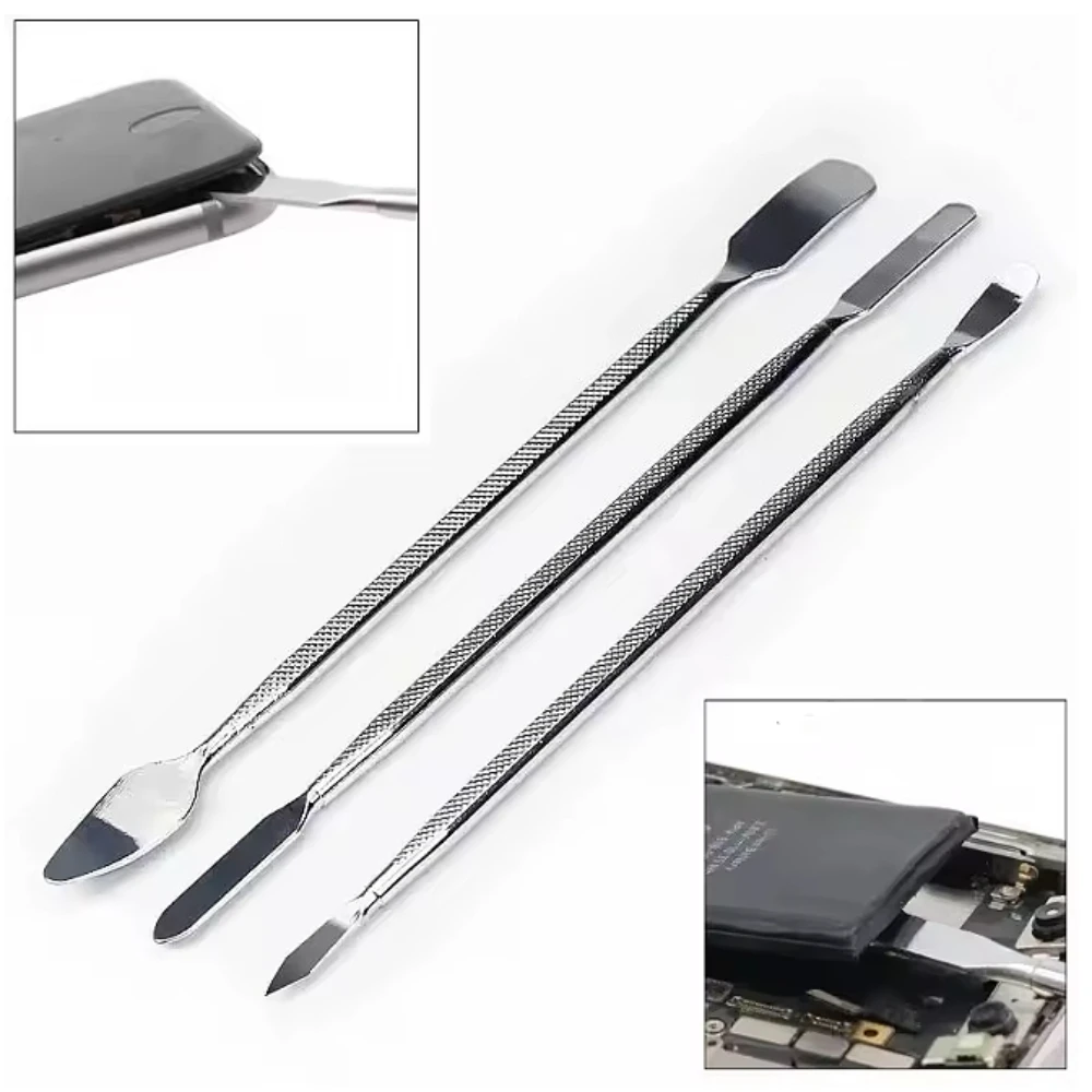 

3in1 Metal Crowbar Pry Opener Kit For iPhone Back Cover Glass Disassembly Removal Repair Tools