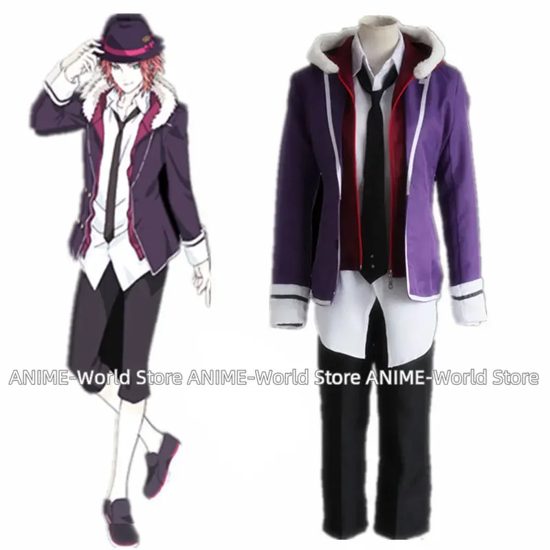 

Anime Diabolik Lovers Cosplay Sakamaki Raito Costume School Uniforms Halloween Wear Full Set