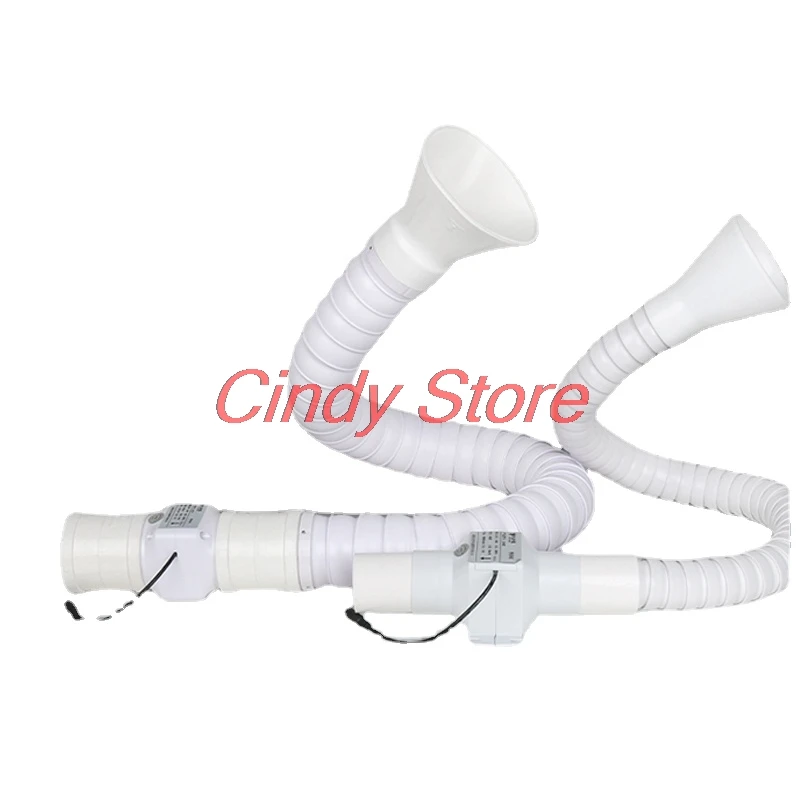 1PC Flexible Smoke Exhaust Ventilator Pipe with round hood for Soldering Smoke Extractor Industrial smoke extraction system