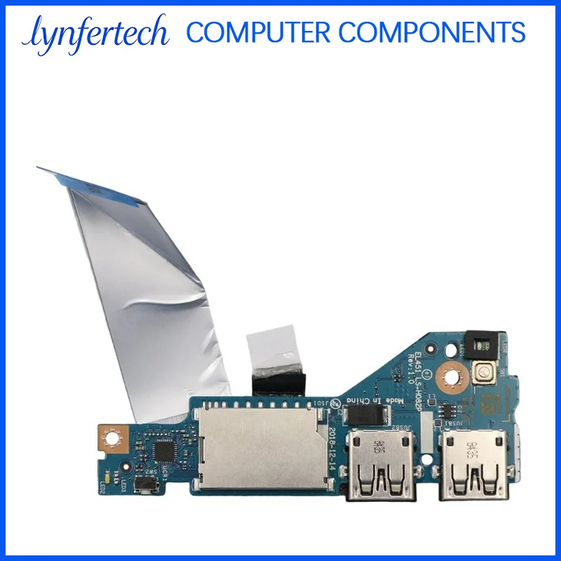 Power Button USB Daughter Board For Lenovo Yangtian S550-14-API LS-H082P Laptop Switch Replacement Part