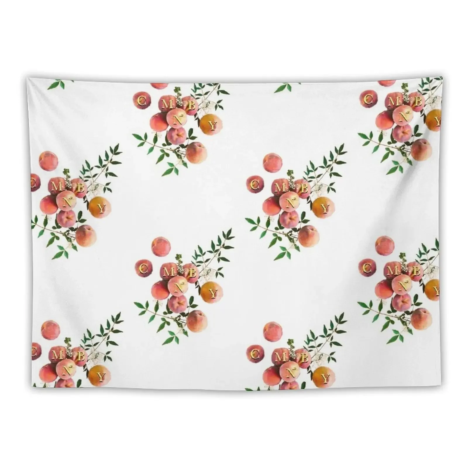 Call Me By Your Name - CMBYN Peaches Tapestry Room Decor Aesthetic Wall Carpet Decoration Home Tapestry