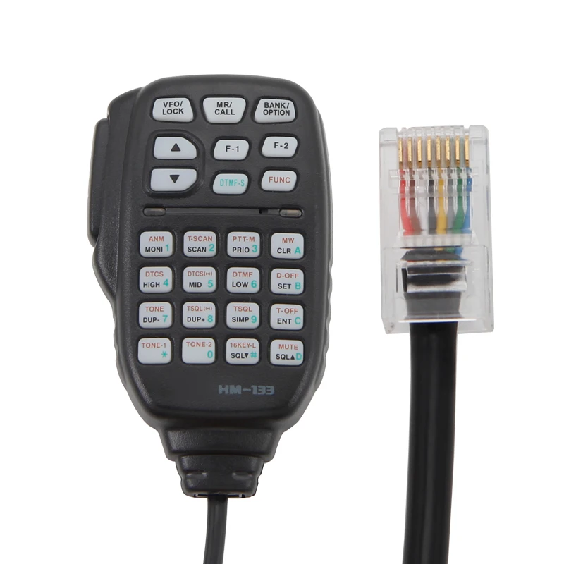 8 Pin RJ-45 HM-133 Microphone for ICOM IC-2725E IC-208H IC-E208 IC-207H IC-2820 IC-282 D-800H Car Mobile Radio Handheld Mic