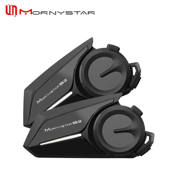 Mornystar S2 2PCS 1200M Intercom Hi-Fi Motorcycle Intercom Interphone bt interphone bluetooth motorcycle helmet intercom