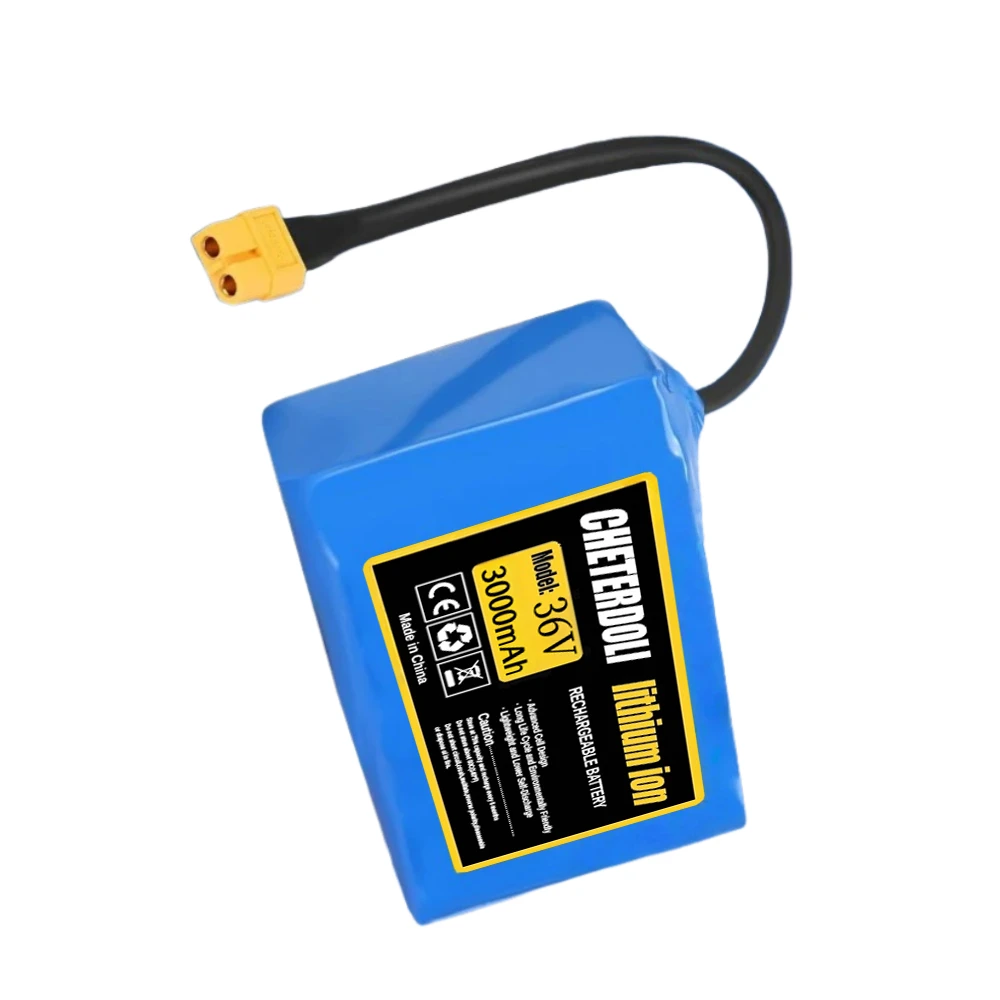 

Genuine 10S1P 36V 3000mAh Rechargeable Lithium Ion Battery Pack for Electric Unicycle Self Balancing Scooter HoverBoard.
