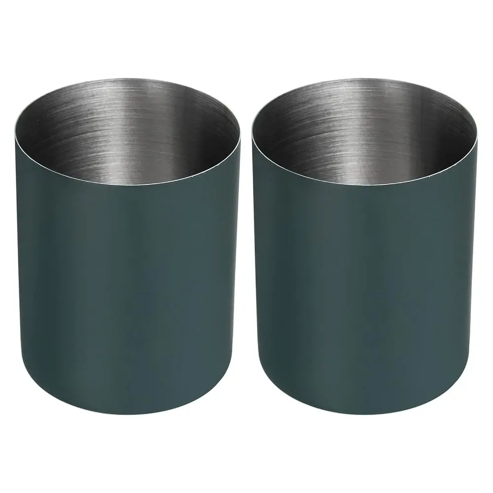 

Подставка для карандашей, набор из 2 штук, настольный органайзер для ручек и карандашей из нержавеющей стали, держатель для кистей для макияжа, аксессуар для рабочего стола