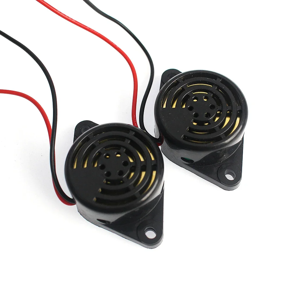 5PCS SFM-27 Active Buzzers DC 3-24V 12V Alarm Continuous Beep 95DB Beep Alarm Speaker High-decibel Piezo Buzzer for Arduino