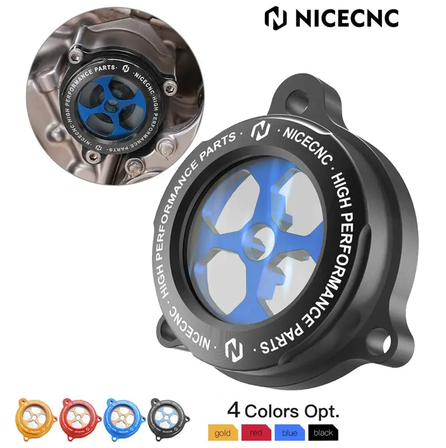 

NiceCNC Engine Oil Filter Clear Cover Cap Guard For YAMAHA Raptor 700 700R YFM700 YFM700RSE YFM700RW YFM700RSL ATV Accessories
