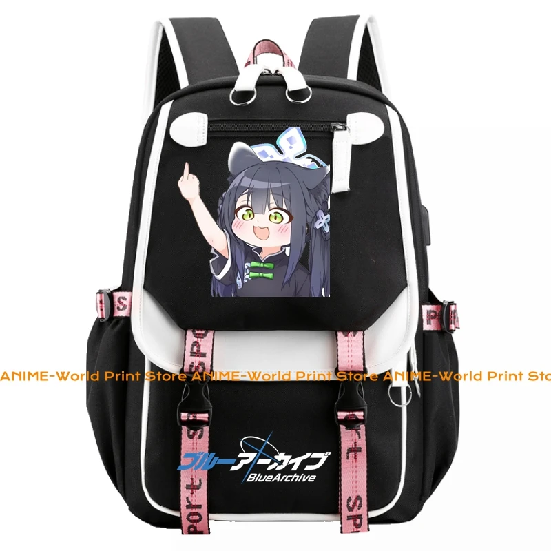 8 Color Anime Blue Archive Schoolbag Backpack High-capacity Schoolbag Cosplay Student Teenage Gift Clothing Accessory YEAE012