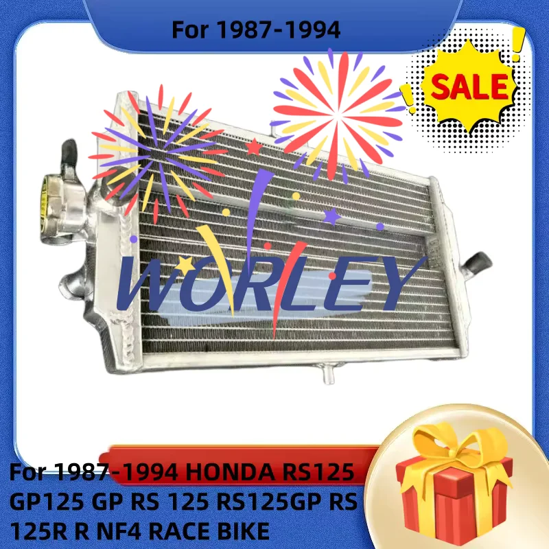 Алюминиевый радиатор, бестселлер для HONDA RS125 GP125 GP RS125 RS125GP RS125R R NF4 RACE BIKE 1987-1994 годов