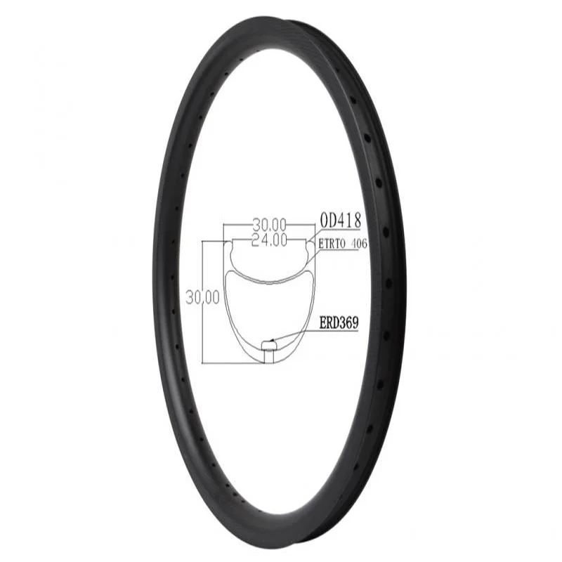 20 Inch 30mm Carbon Clincher Bmx Bike Rims  20 Inch Bmx Rims is clincher rims with 30mm width and 30mm depth