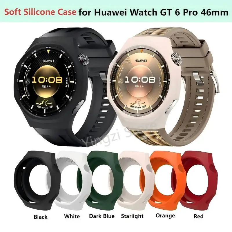 �y�Z�[�����z�\�t�g�V���R���P�[�X Huawei Watch GT6 Pro 46mm �J�o�[�v���e�N�^�[���v�o���h�o���p�[ Huawei Watch GT6 Pro 46MM �V�F���A�N�Z�T���[