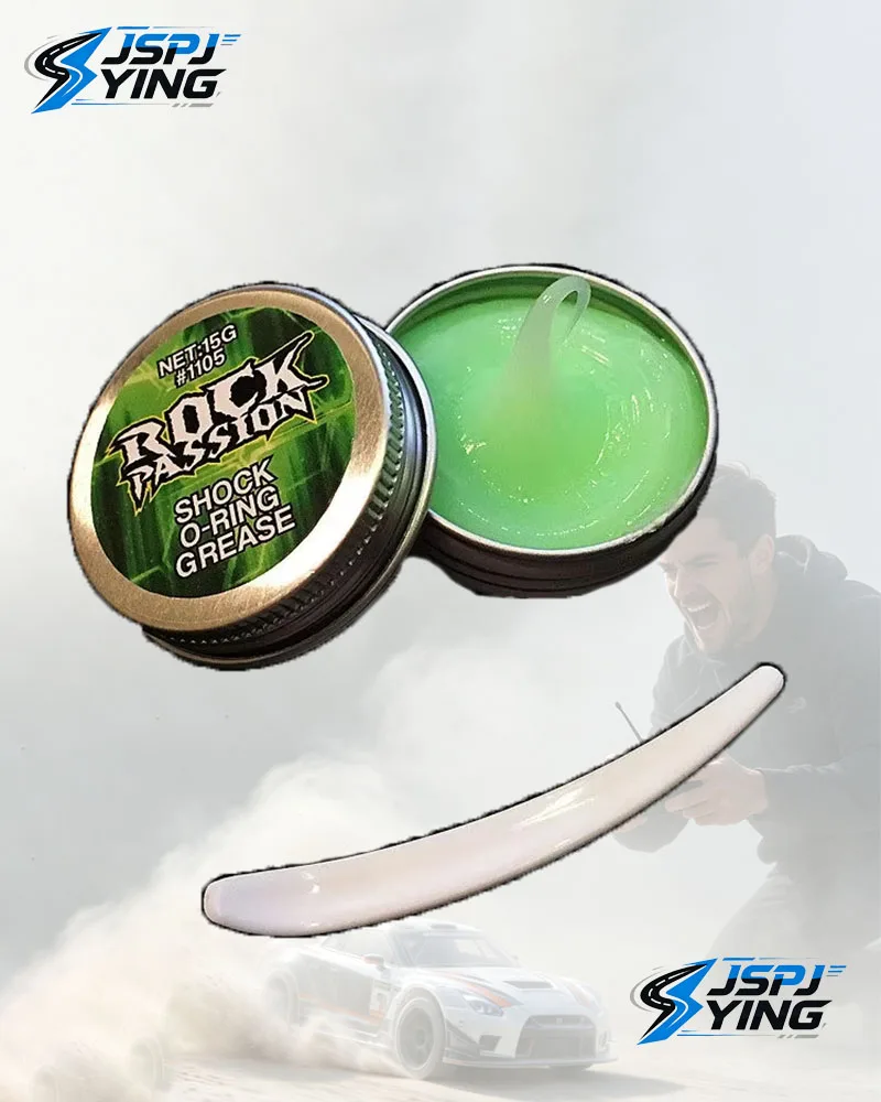 ROCK PASSION 15g Leak‑Proof O‑Ring Seal Grease, Anti‑Leak Lubricant Grease for RC Shock Absorber Differential O‑Ring RC Model Ma