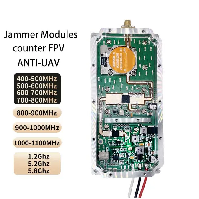 

50W POWERAMPLIFIER NOISE GENERATOR Module FPV300-400MHZ 500-600MHZ 600-700MHZ 700-800MHZ 800-900MHZ 700-1000MHZ 200-300