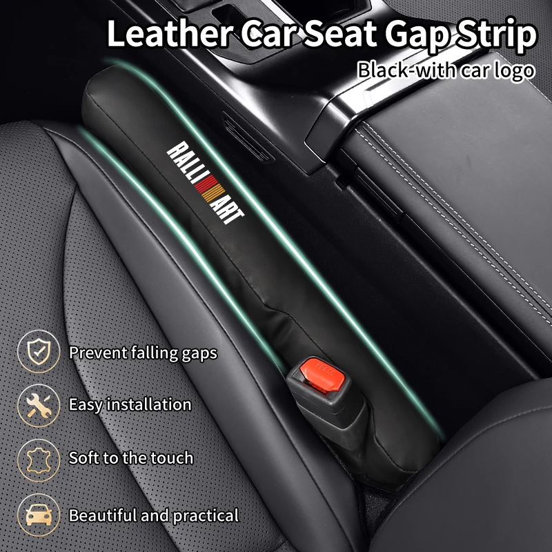 Car Seat Gap Filler Strip Side Seam Leak Plug Storage Box Accessories For Mitsubishi Delica Outlander Pajero Sport Lancer EX ASX 2