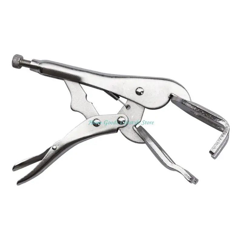 E74E 9inch Heavy Duty C Clamp Locking Pliers Heavy Duty Welding C Clamp Pliers Vises