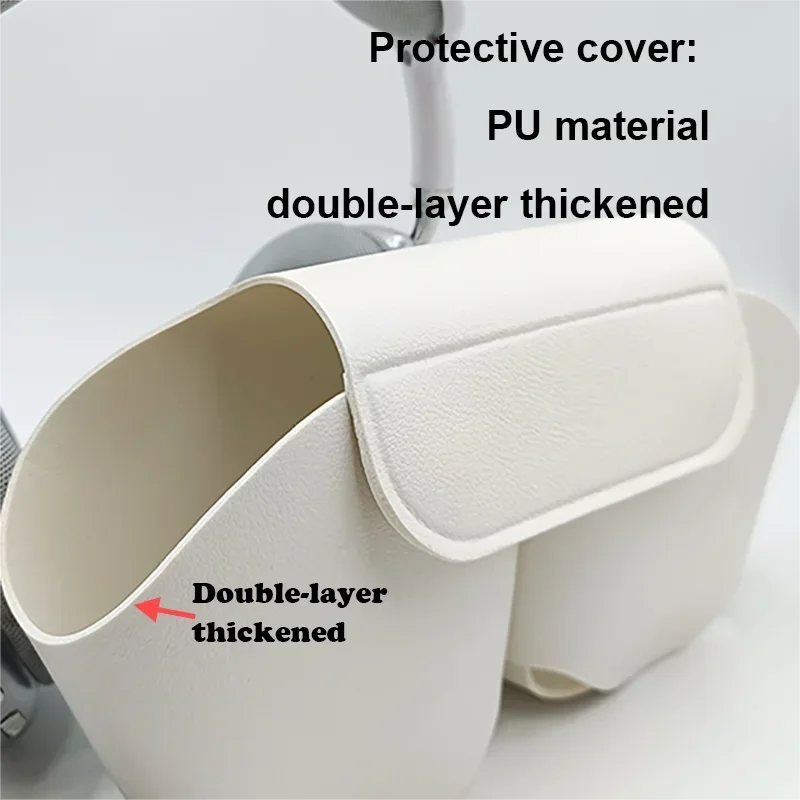 Pokrowiec na słuchawki PU do etui AirPods Max Odporne na zarysowania wodoodporne etui ochronne na słuchawki do Apple AirPods Max Shell