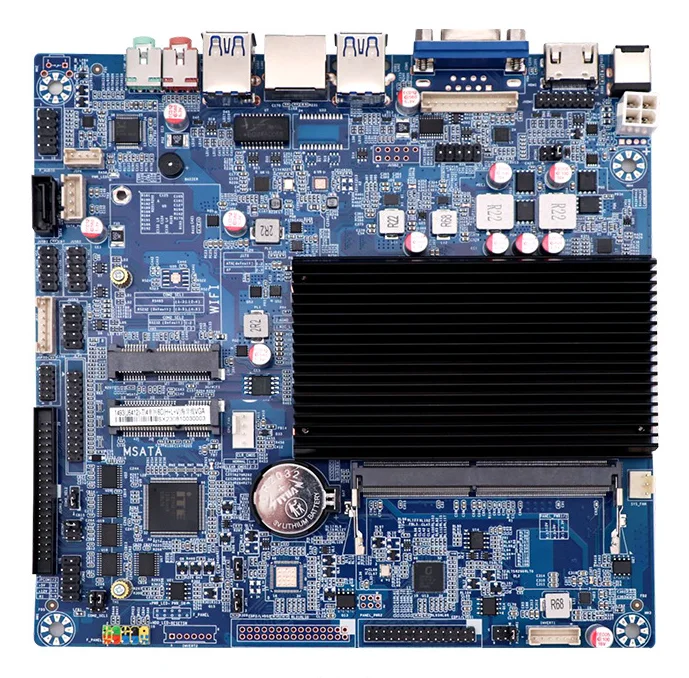 Intel CeleronJ6412 FCBGA1493 Mini ITX Motherboard with RTL8111H series Gigabit NIC single dual network port EDP/LVDS 2/6COM port