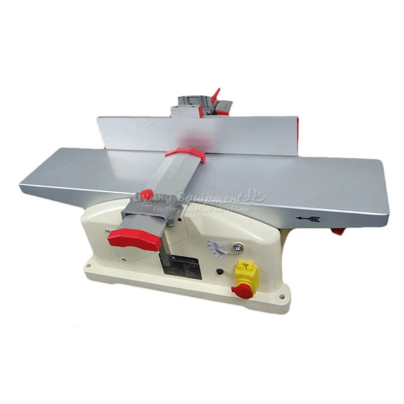 Mini Electric Wood Planer Jointer Thicknesser Machine 220V 1kW with Sliding Table for Woodworking DIY Carpenter Use