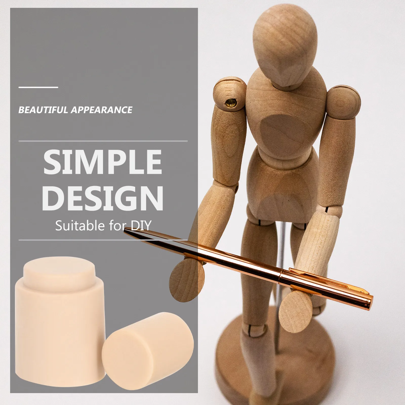 

2Pcs Sturdy Neck Connector DIY Soldier Head Support Neck Bracket for Kids Handmade Craft Supply DIY Materials Deck Base