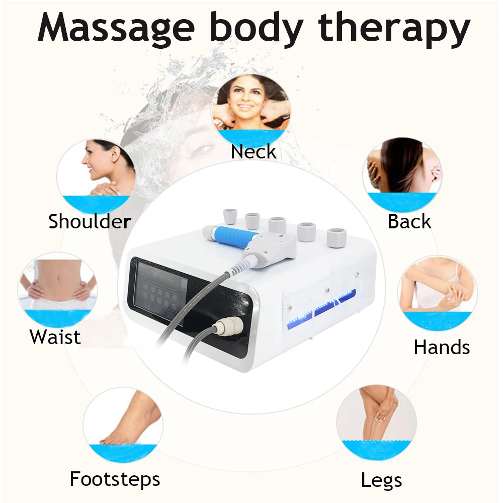 آلة موجة الصدمة الهوائية 8Bar الجسم الاسترخاء العضلات علاج الضعف الجنسي تدليك الخصر الظهر الساق لتخفيف الآلام موجة الصدمة العلاج مدلك