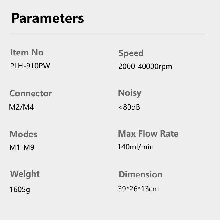 Denta Brushless Motor With Detachable Water Tank LED Handpiece 2 Holes 4 Holes Optional Dentl Electric Motor Denal Equipment