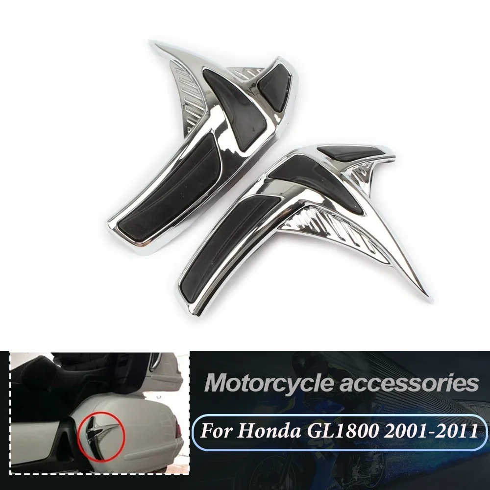 Motorcycle Fairing Sddlebag Protector Trim Cover Decoration Parts For Honda Gold Wing GL1800 GL 1800 2001-2011 Goldwing