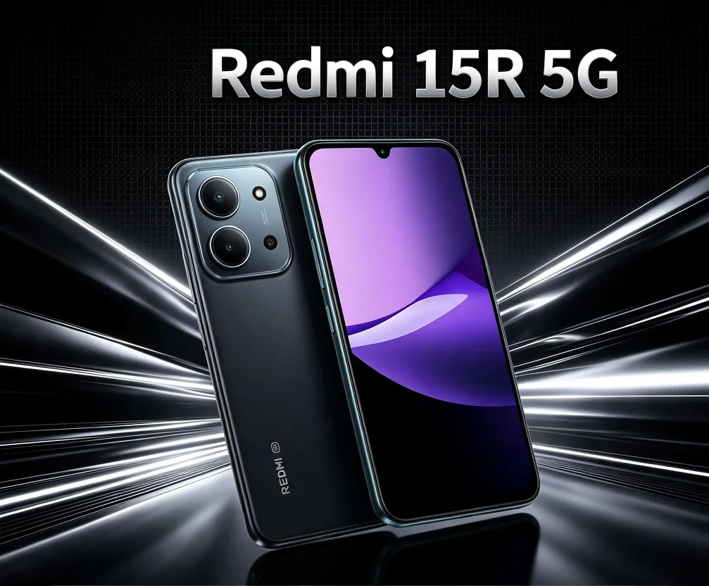 2026 Brand New Redmi 15R Unlocked Mobile Phone 8GB RAM 256GB ROM 6.9 Inch LCD Screen Dimensity Processor 13MP HD Camera 6000mAh