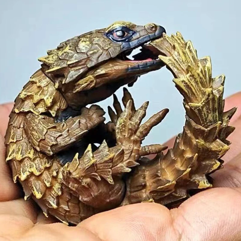 SO-TA Gashapon Capsule Toy Lizard Action Figure Gachapon Pet Reptiles Armadillo Girdled Lizard Figure Echinoderma Gecko Model