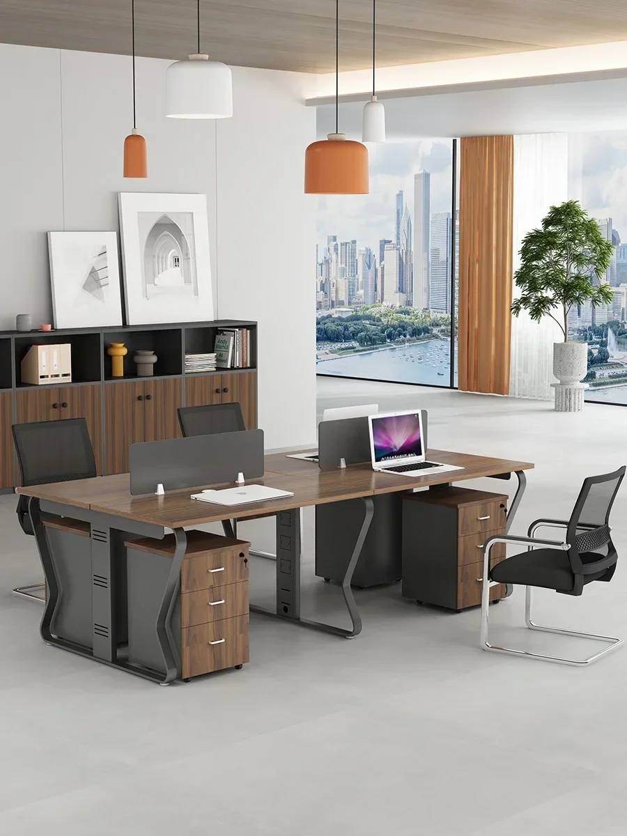 Office Furniture modular office table and chair set Staff desk Cubicle workstation office partition table Bureau de travail