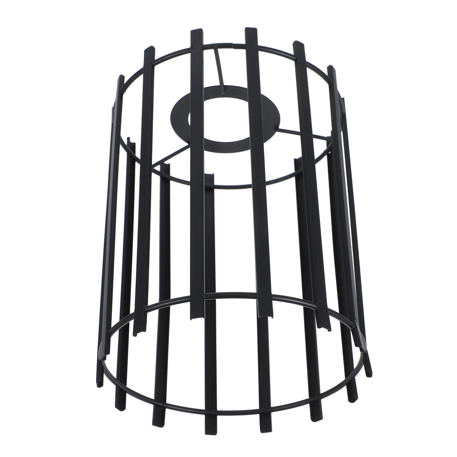

Geometric Pendant Light Shade Metal Iron Cage Lamp Guard Hollow Out Replacement Chandelier Cover Ceiling Bulb Mesh Guard Clip On
