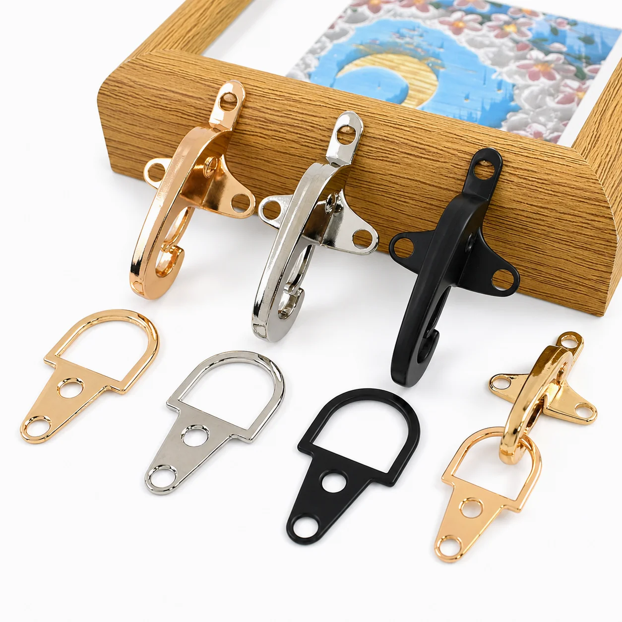 

5/10/20Pcs Metal Toggle Buckle Locking Fastener Clasp for Jacket Coat Belt Clasps Garment Decor Sewing DIY Hardware Accessories