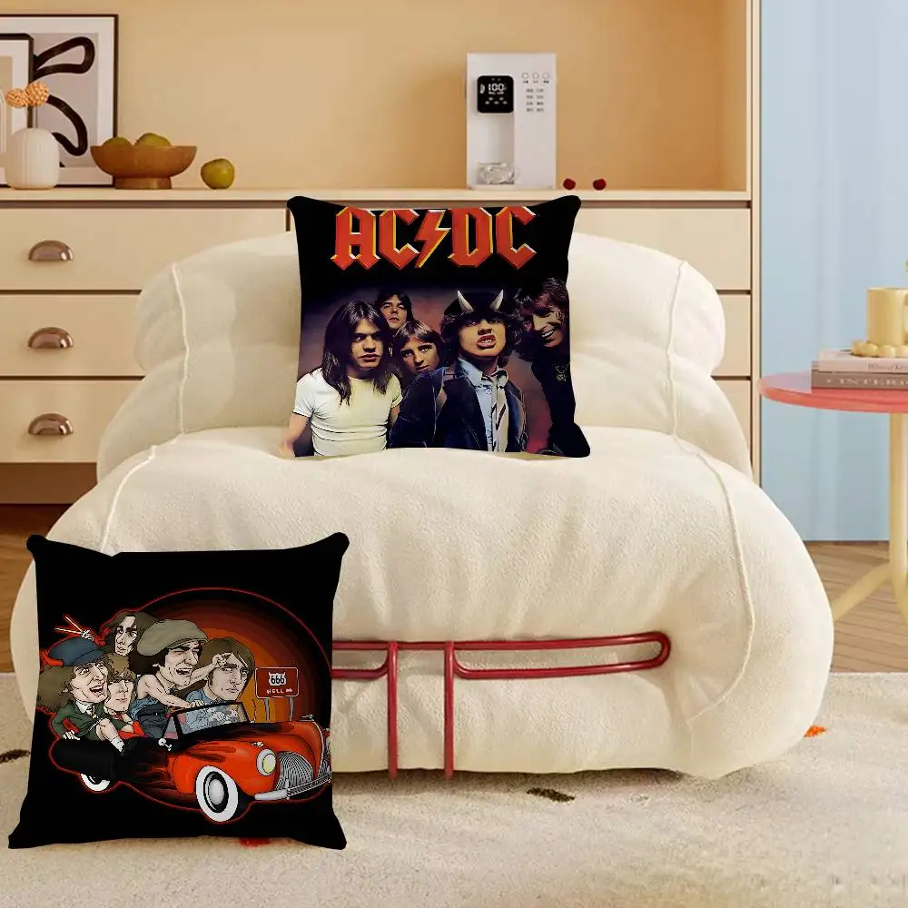 

Rock BAND A-AC-D-DC Pillowcase toon Gift Cushion Cover Bedroom Home Sofa Chair Seat Decor pillow case