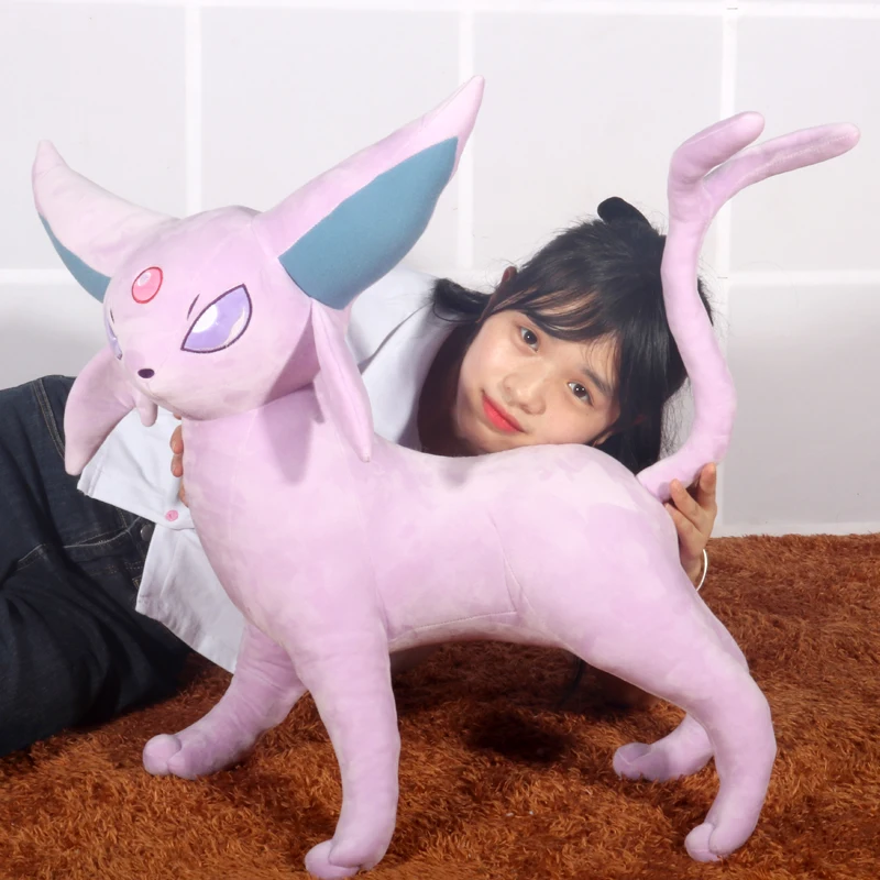 

Pokemon Large Size 60cm Umbreon Espeon Glaceon Anime Plush Doll Stuffed Animals Toys Pillow Room Decoration Kids Birthday Gift