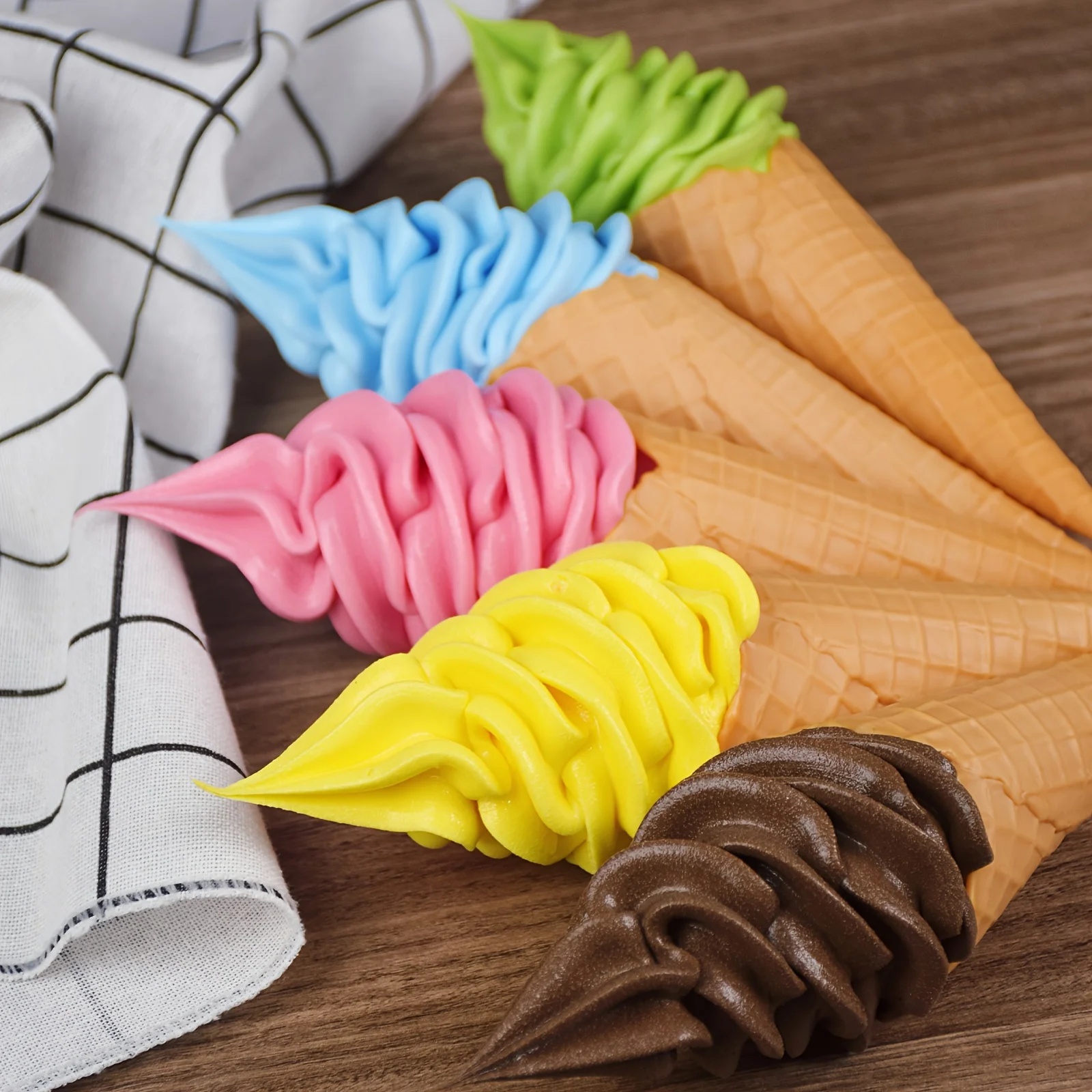 8,7 Zoll realistische Simulation Eis Dessert Lebensmittel Modell für Küche Ornamente Fenster Display und Fotografie Milch Tee – Detail 1