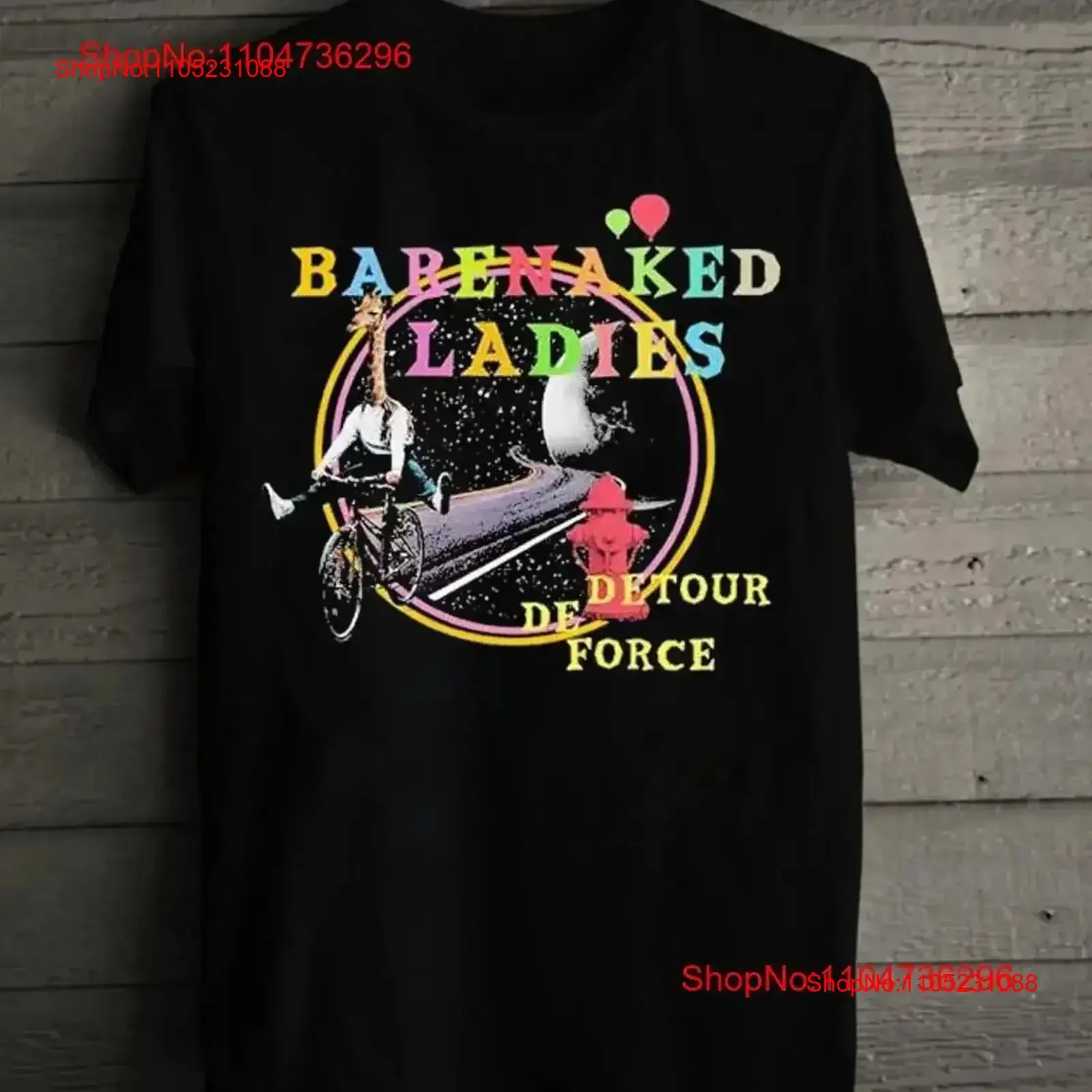 Barenaked Ladies Detour De Force T Shirt BlACK Size S 5XL DO502 vintage Washed Comfortable streetwear designer clothes vintage