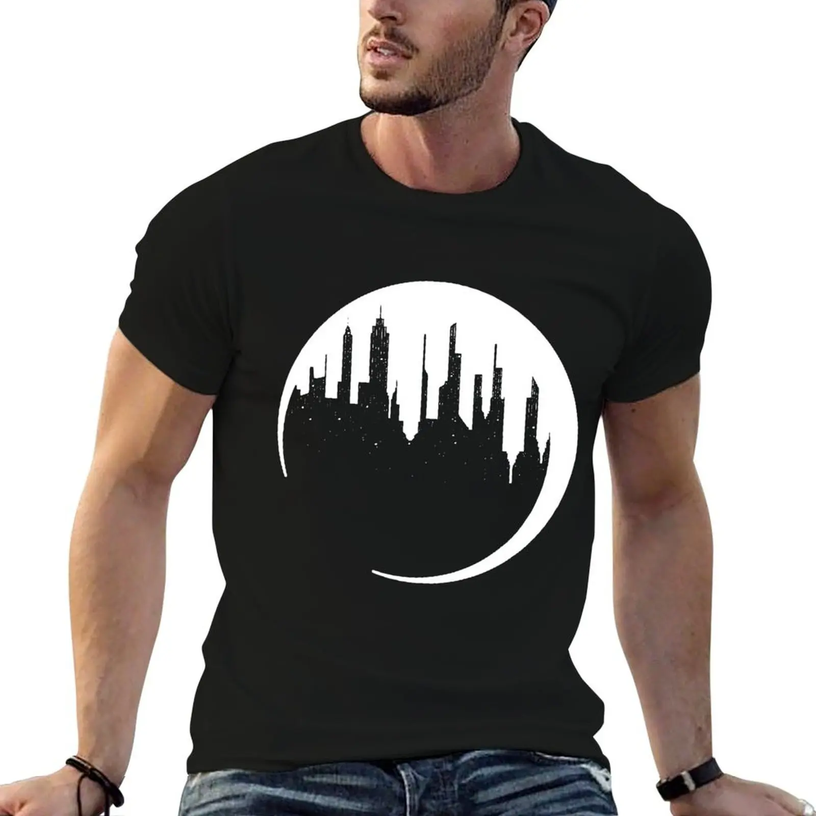 Demension 20 Dimension 20 The Unsleeping City Logo T-Shirt man t shirts for men casual t shirt man casual T-Shirt
