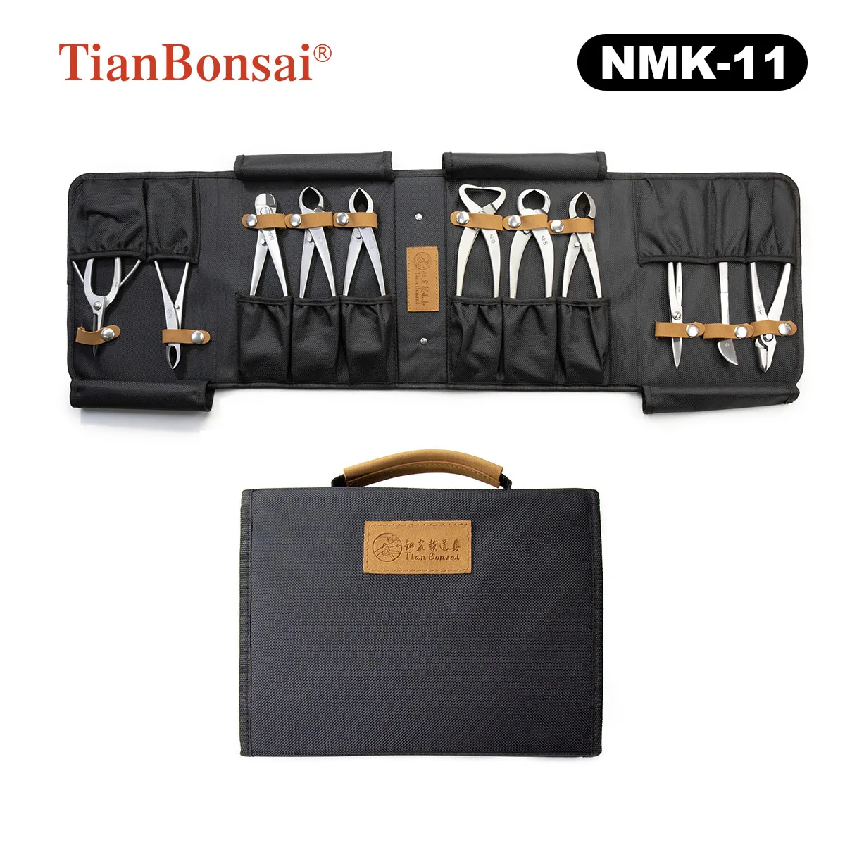 Professional Grade Bonsai Tool Set 11PCS NMK-11 From TianBonsai