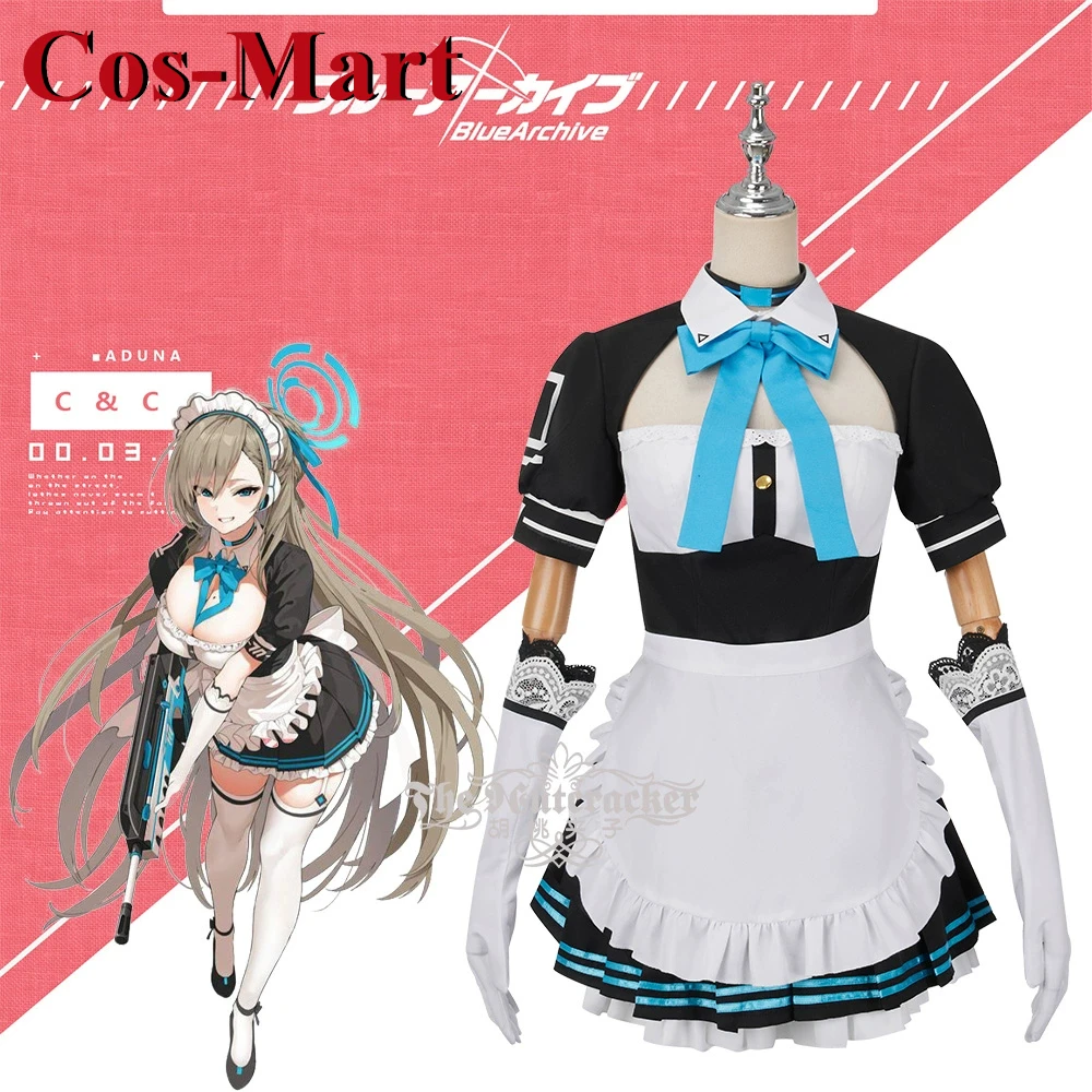 Cos-Mart Game Blue Archive MomoTalk Cosplay Costume Gorgeous Daily Wear Uniform Activity Party Role Play Clothing