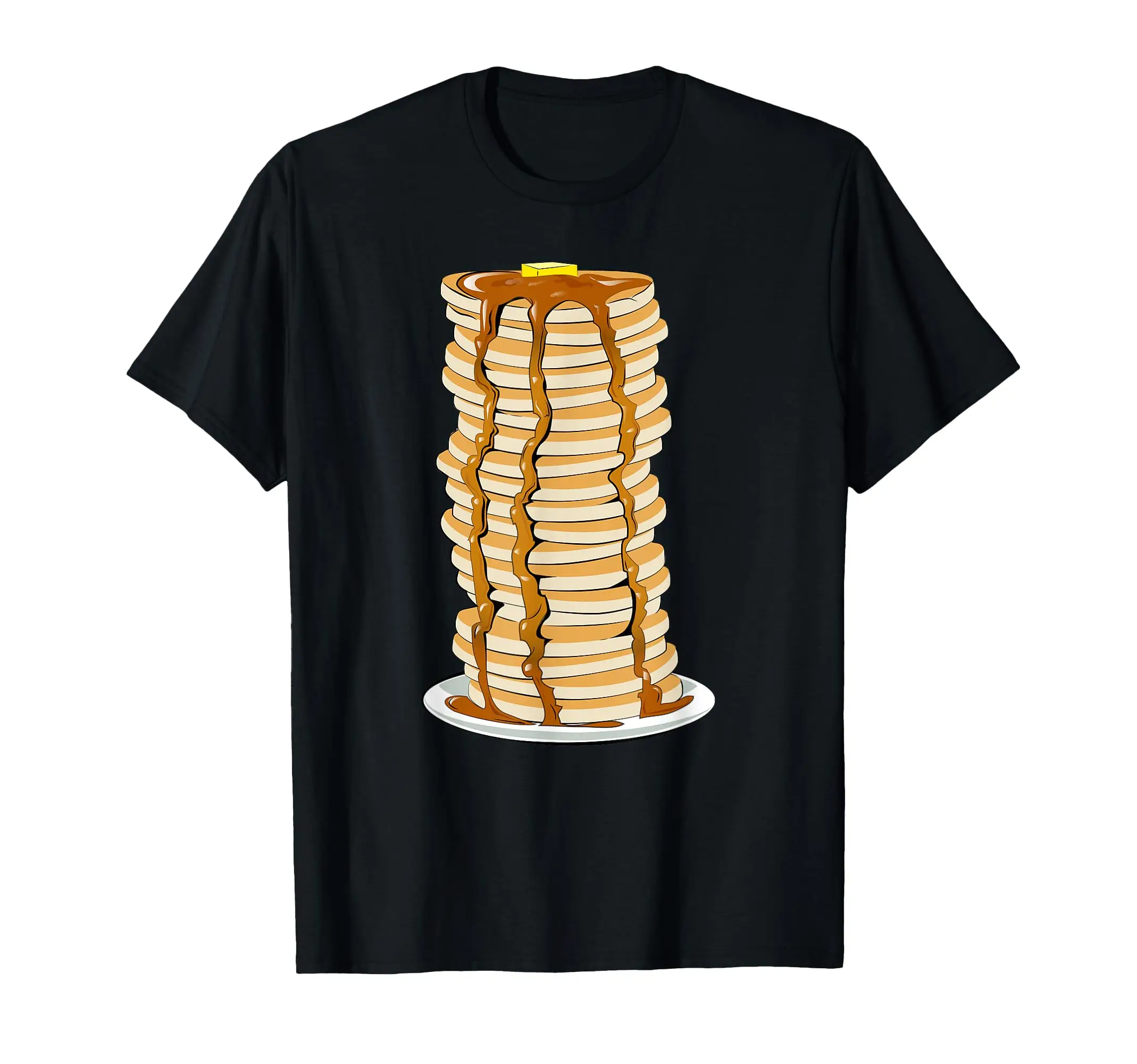 

Stack o' Pancakes T-Shirt Funny For Breakfast Cute Aesthetic Shirt Short Sleeve Crew Neck T shirt