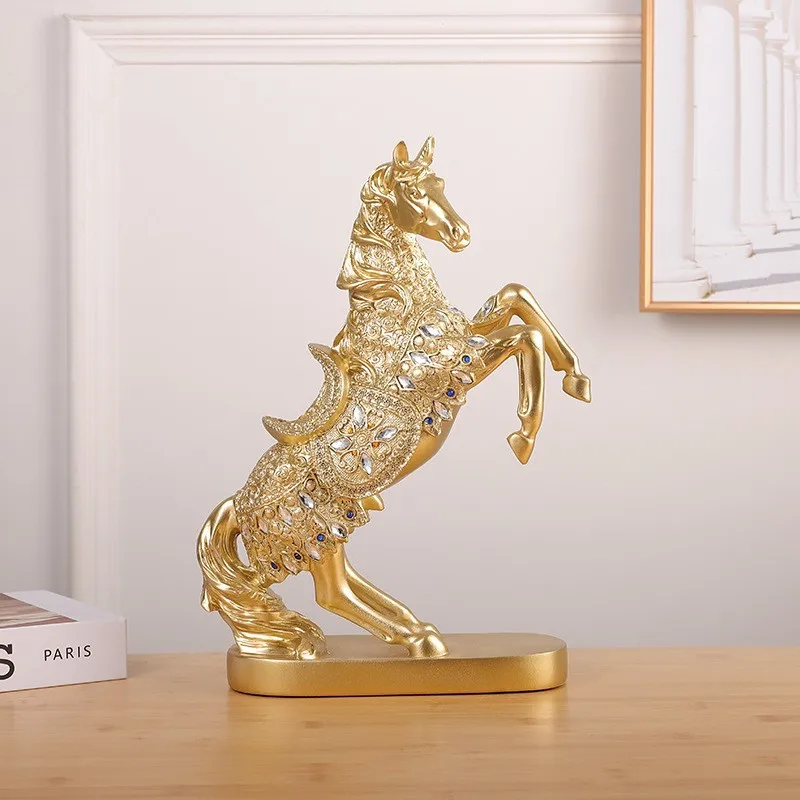 Light Luxury Resin Ornaments, Office Desks, Wealth Seeking Decorations, Home Decor, Living Rooms, Foyer Gifts
