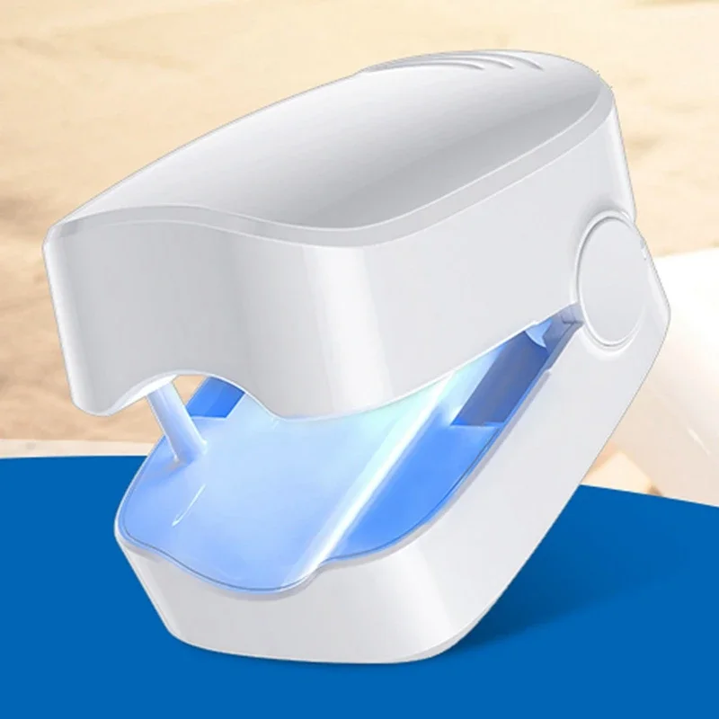 Toenail laser treatment light, high intensity treatment, portable UV fingernail sterilization light, blue nail wash light