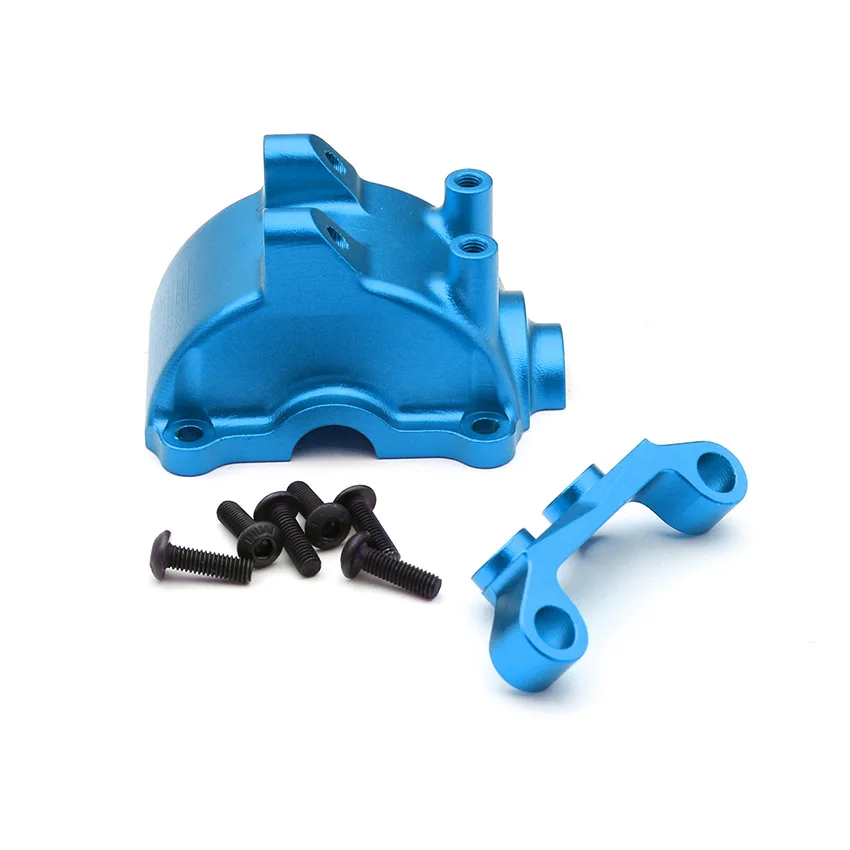 For TAMIYA TT02 1/10 Front and Rear Gearbox Cover Arm Code Mount LY129 Aluminum Alloy Conversion Parts RC Car Accessories