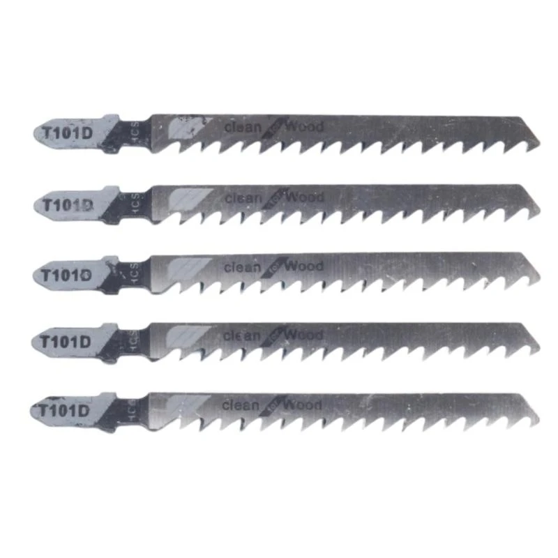 

5Pieces T Shank Jigsaws Cutter Tool Suitable for Wood Plastic Aluminum and Metal Cutting Quick and Fine Material Cutting