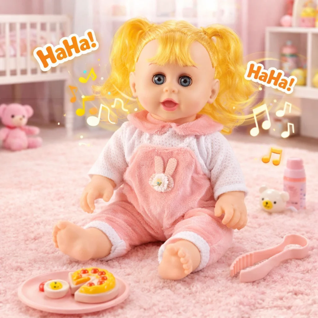 

10-дюймовая имитационная говорящая кукла из мягкой резины и винила, игрушка для ролевых игр, аксессуары для детского дома, подарок на день рождения