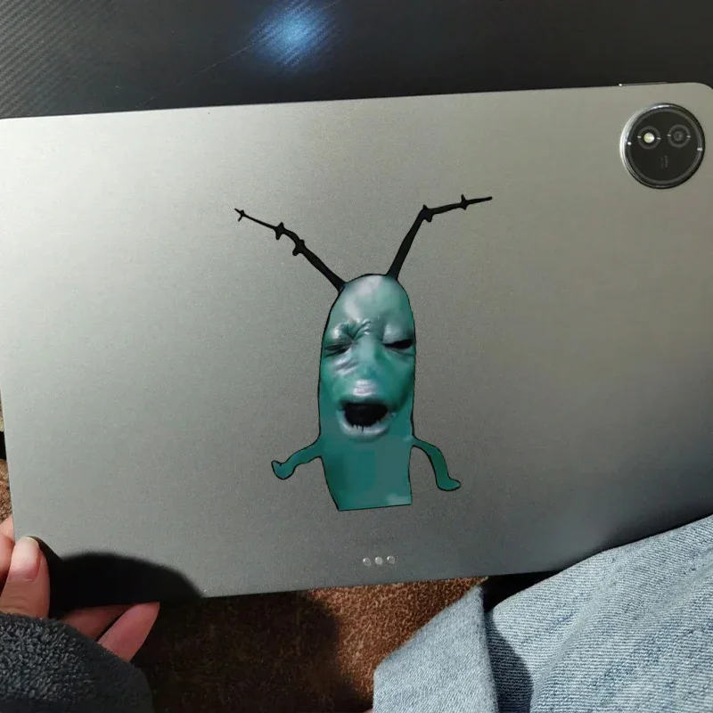 1 قطعة مضحك ميمي دراجة نارية ملصقات مقاومة للماء للدراجات النارية خوذة خزان الوقود لوحات جانبية سكوتر محمول شارات الفينيل #3