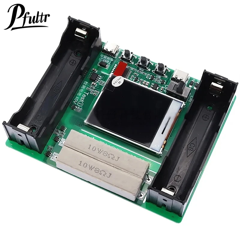 18650 Lithium Battery Capacity Tester Module MAh MWh Digital Battery Power Detector Module 18650 Battery Tester Type-C