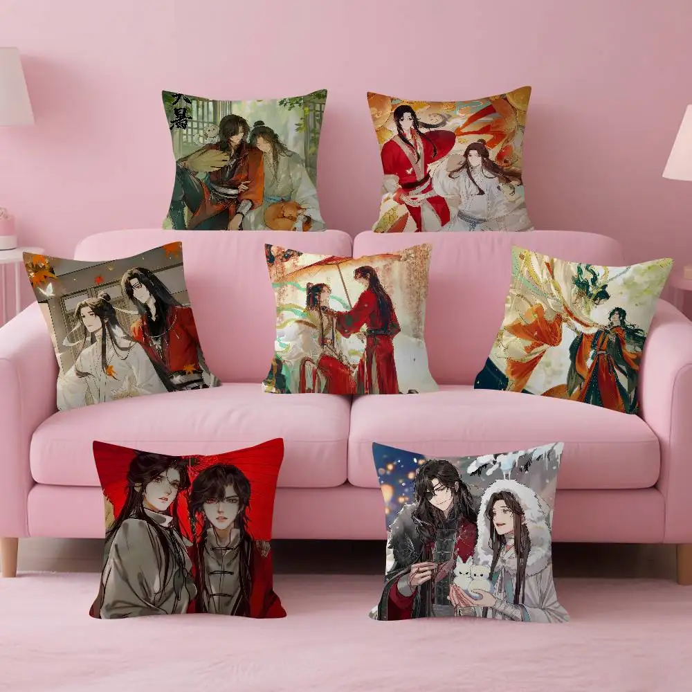 Anime Heavenly Officials Blessing   Pillow Anime Pillow Sofa Bed Head Pillow Cover Cushion Cover Fashion